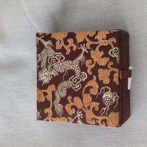 Chinese Brocade Silk Box.